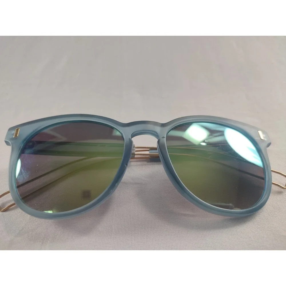 Circus NY by Sam Edelman UNCC0405-R Blue‎ Matte Flash Mirror Sunglasses Women's